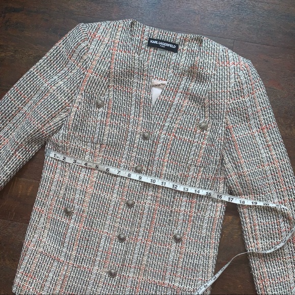 Karl Lagerfeld Nae Tweed Suit Jacket - Picture 10 of 10